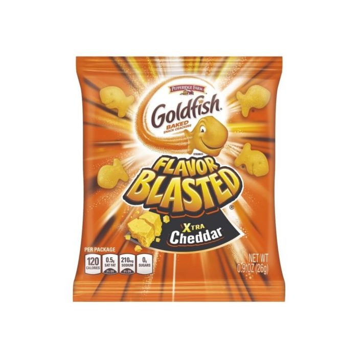 Goldfish Flavor Blasted Xtra Cheddar Crackers