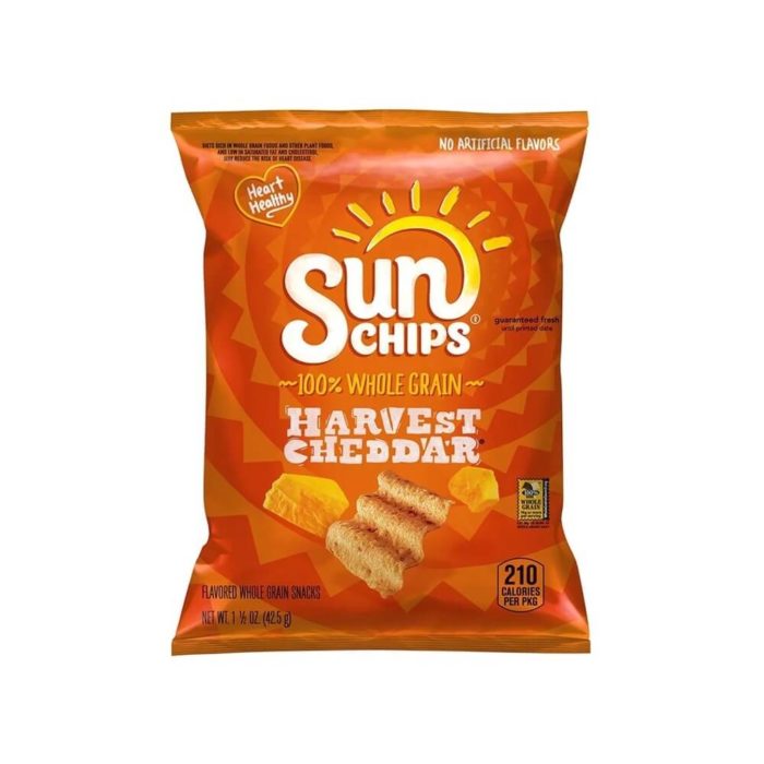 Sun Chips 100% Whole Grain, Harvest Cheddar